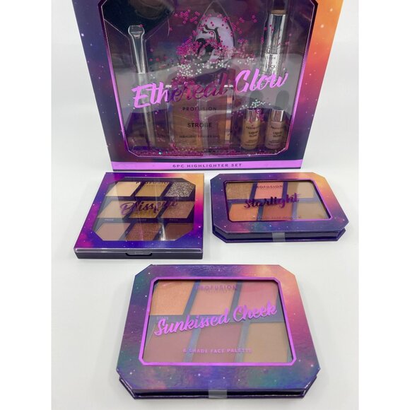 New PROFUSION Hightlighter Cheek Face Eye Makeup Set - Picture 3 of 9